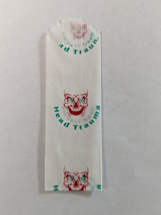 WAX GLASSINE BAGS- HEAD TRAUMA