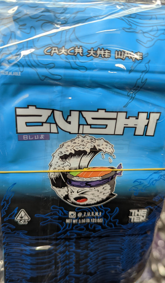 Zushi Blue Matte Mylar Bags, 50bags/pk