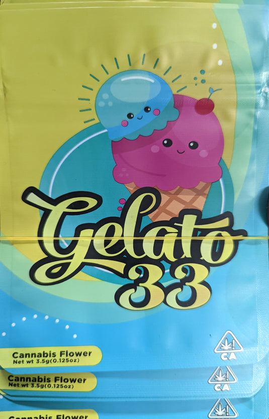 Gelato 33 Matte Mylar Bags, 50bags/pk