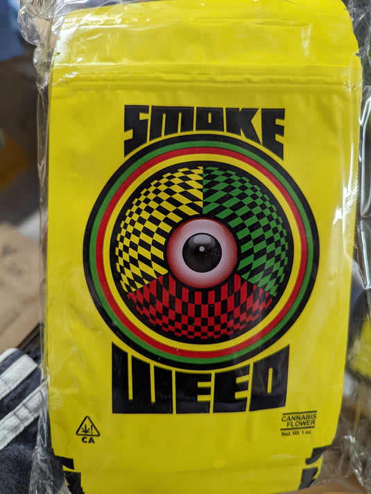 Smoke Weed 1oz Mylar Bags, 100bags/pk