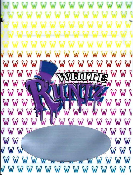 White Runtz #2 Mylar Bags, 100bags/pk