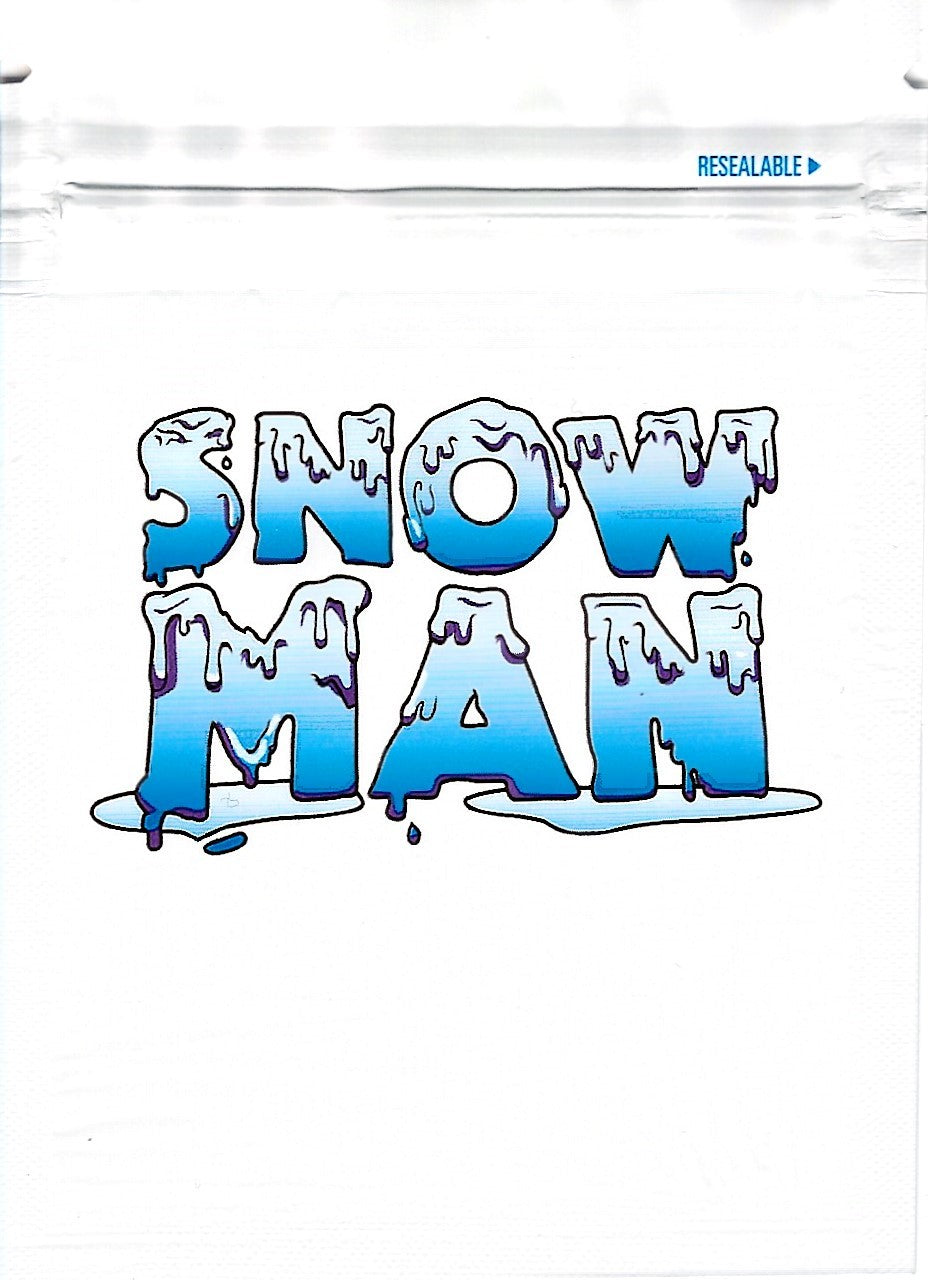 Snow Man Mylar Bags, 100bags/pk