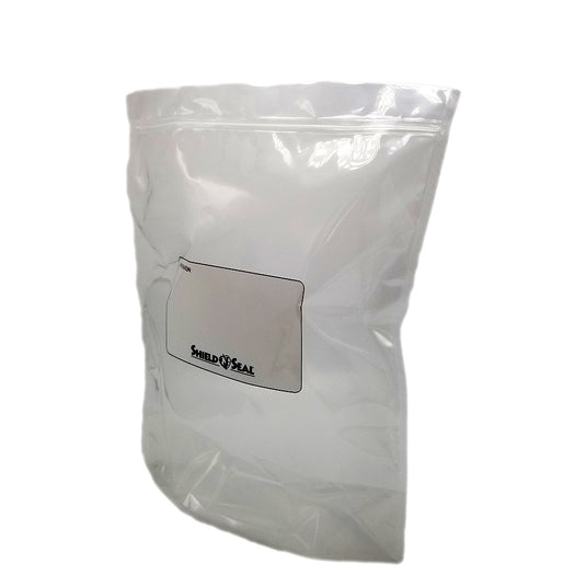 Shield-N-Seal All Clear Impact Seal Bag 14.5” x 17.5″, 6” gusset w / zipper