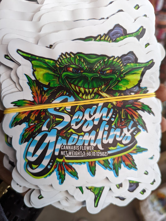 Sesh Gremlins Mylar Bags, 50bags/pk