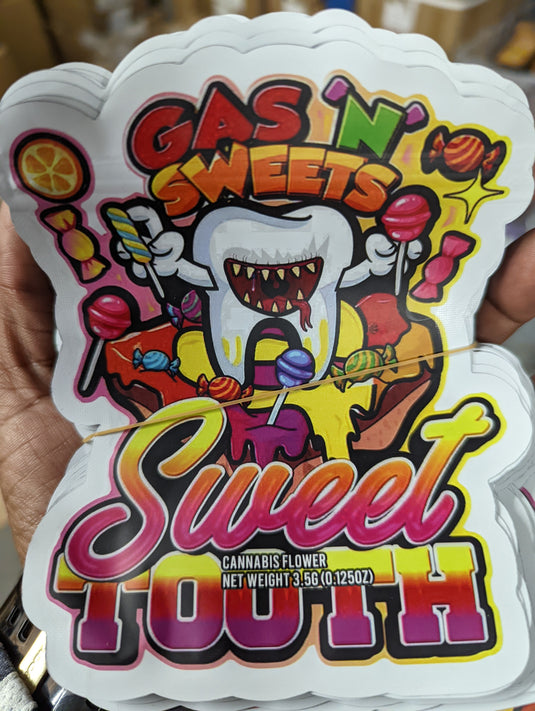 Sweet Tooth Mylar Bags, 50bags/pk