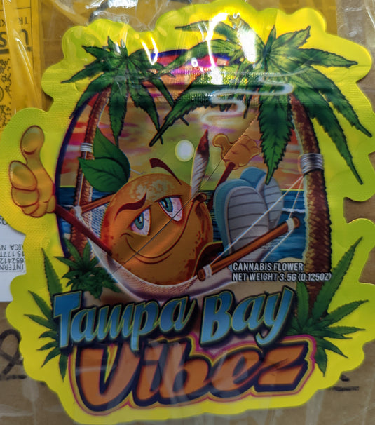 Tampa Bay Vibes Mylar Bags, 50bags/pk