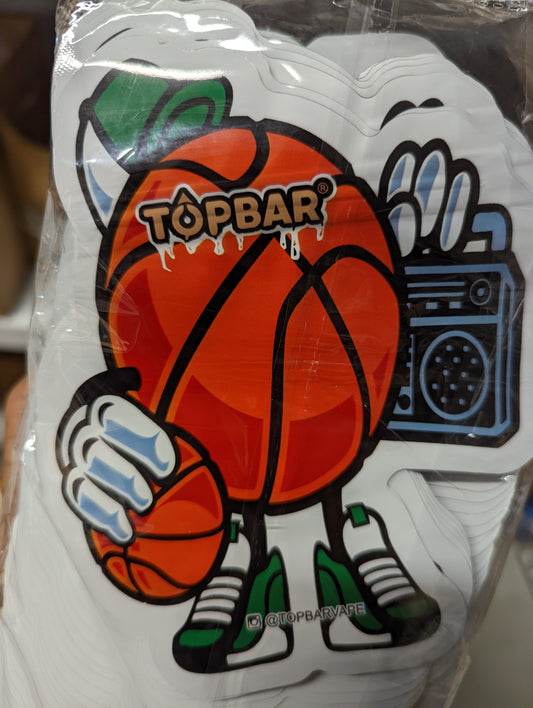 Topbar Basketball Mylar Bags, 50bags/pk