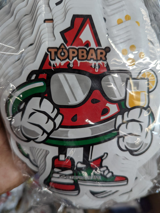 Topbar Watermelon Mylar Bags, 50bags/pk