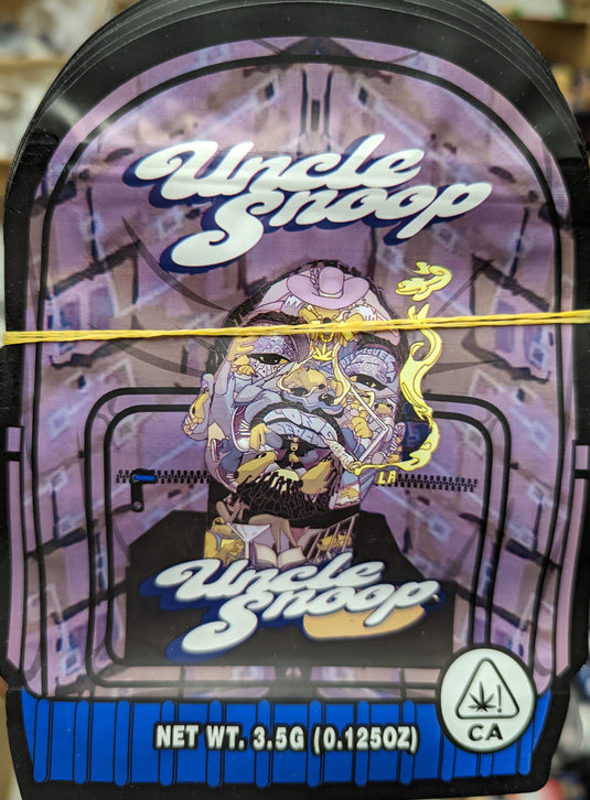 Uncle Snoop Backpack Mylar Bags, 50bags/pk