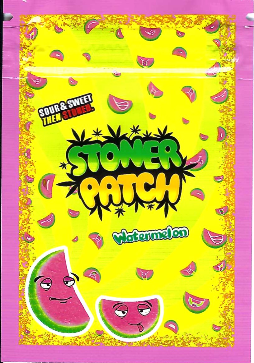 Stoner Patch Watermelon Mylar Bags, 100bags/pk