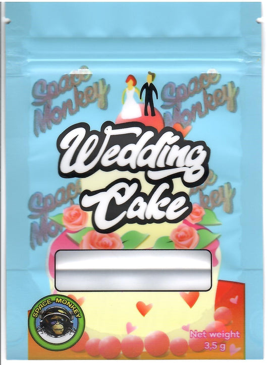 Wedding Cake Matte Mylar Bags, 50bags/pk