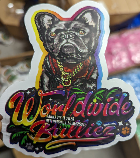 Worldwide Bulliez Mylar Bags, 50bags/pk