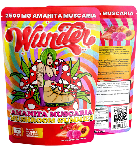 Wunder 2500MG AMANITA MUSCARIA MUSHROOMS GUMMIES