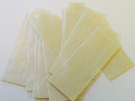 WAX GLASSINE BAGS-YELLOW