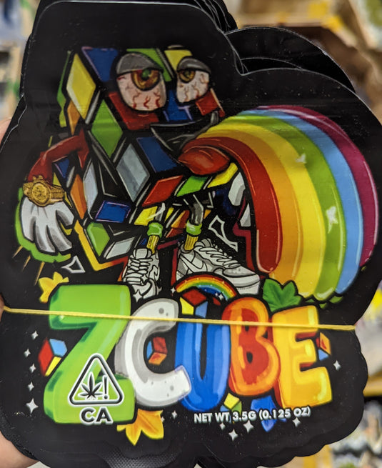 Z Cube Mylar Bags, 50bags/pk