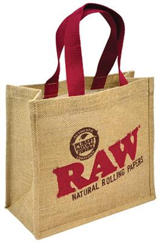 RAW Burlap Tote Bag