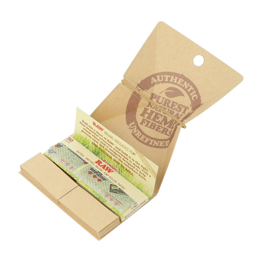 RAW Organic Hemp 1 1/4 Artesano-Fold Out Tray + Tips