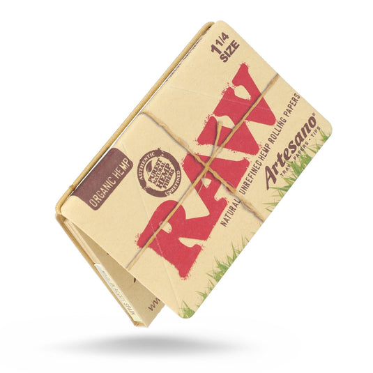 RAW Organic Hemp 1 1/4 Artesano-Fold Out Tray + Tips