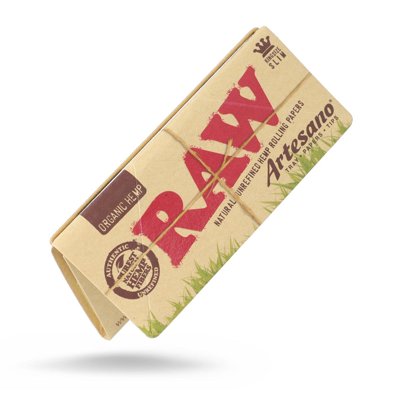 Load image into Gallery viewer, RAW Organic Hemp King Slim Artesano-Fold Out Tray + Tips
