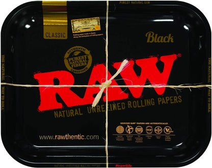 RAW Classic Black Rolling Tray