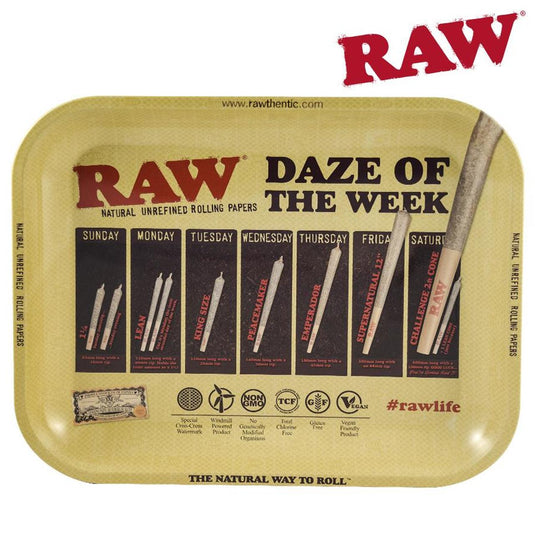 RAW Daze Of The Week Rolling Tray