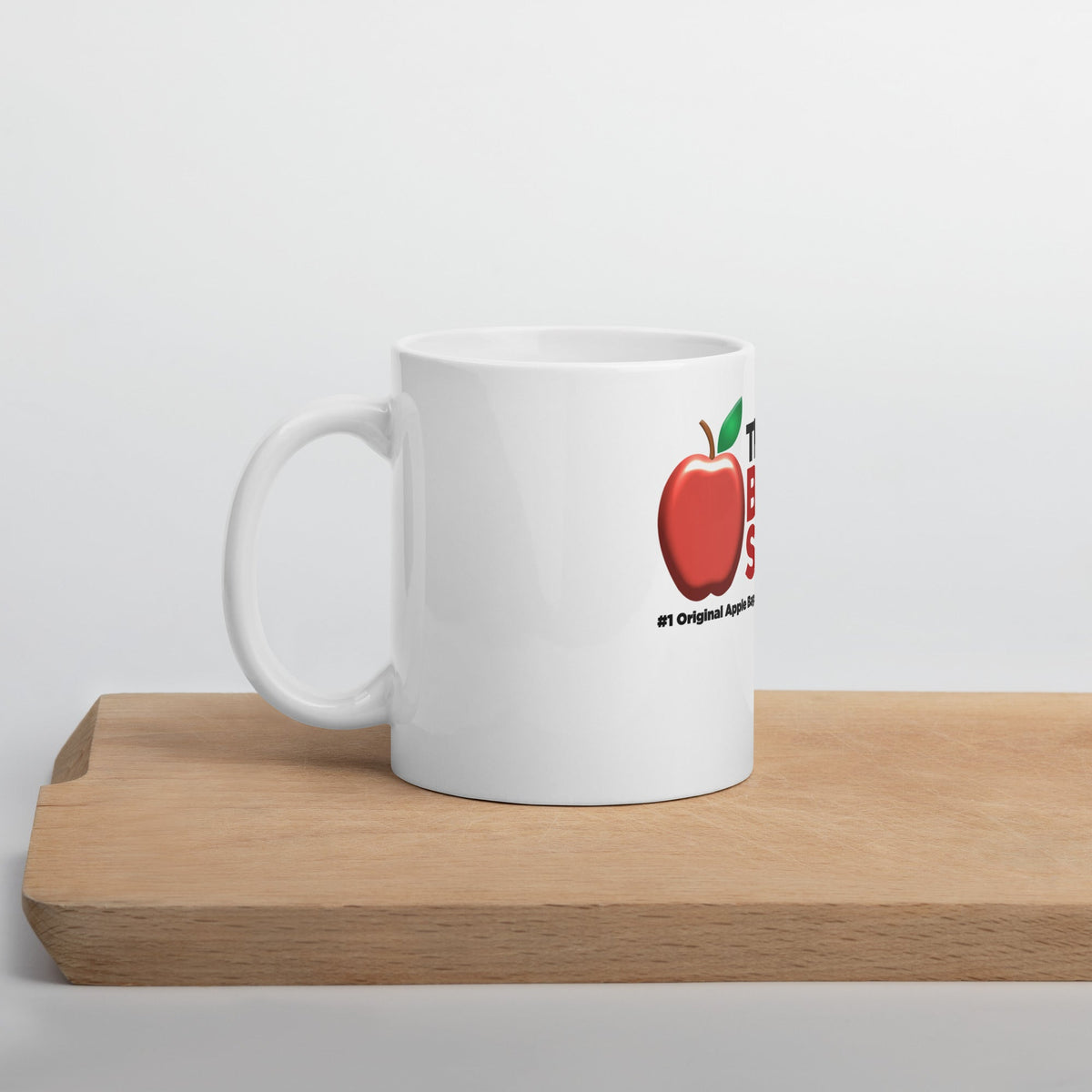 The Baggie Store White glossy mug