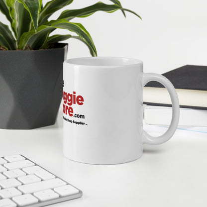 The Baggie Store White glossy mug