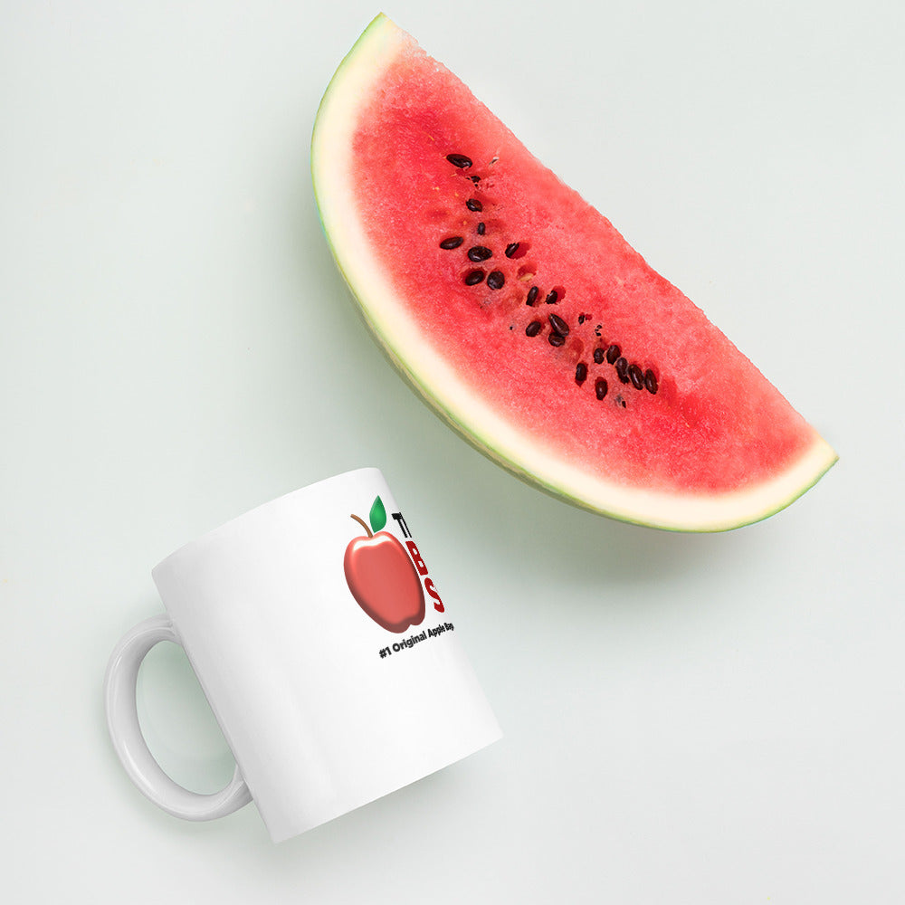The Baggie Store White glossy mug