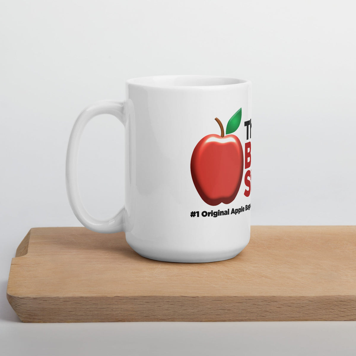 The Baggie Store White glossy mug